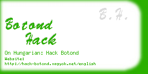 botond hack business card